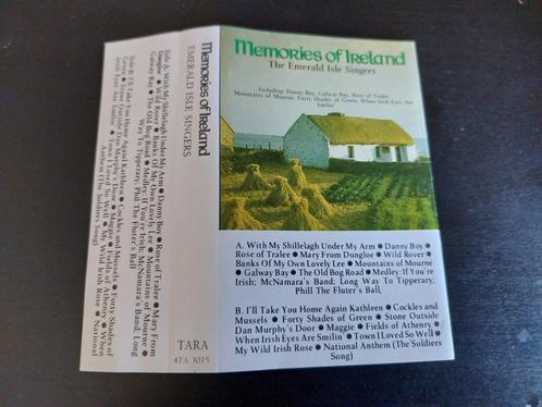 THE EMERALD ISLE SINGERS - MEMORIES OF IRELAND (CASSETTEBAND, Cd's en Dvd's, Cassettebandjes, Zo goed als nieuw, Origineel, Pop