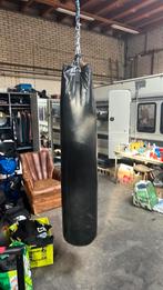 Bokszak 180 cm met bokshandschoenen en scheenbeschermers, Ophalen of Verzenden, Bokszak