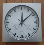 Quartz Wandklok Thermometer Hygrometer, Ophalen, Zo goed als nieuw, Analoog, Wandklok