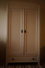 Antieke brocante vintage kledingkast, Huis en Inrichting, Kasten | Kledingkasten, Ophalen, Gebruikt, 100 tot 150 cm, Antiek, brocante, landelijk