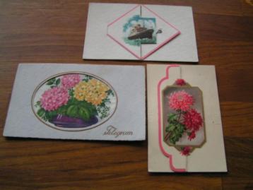 7 gelukstelegrammen vanaf 1924 beschikbaar voor biedingen