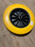 Geel kruiwagenwiel antilek, Tuin en Terras, Ophalen of Verzenden, Nieuw, Handmatig, Tweewielig