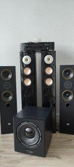 Speakerset met versterker  BNS, Jamo, Wharfdale, Marantz, Ophalen, Gebruikt, 120 watt of meer, Jamo