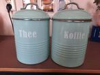 Koffie en thee blik, Ophalen of Verzenden, Zo goed als nieuw, Pot, Bus of Blik