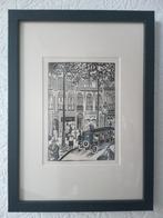 Frans Masereel, houtsnede, Antiek en Kunst, Kunst | Etsen en Gravures, Ophalen of Verzenden