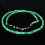 ketting met 38 karaat groene Ethiopische Opaal, Nieuw, Ophalen of Verzenden, Steen of Mineraal, Met edelsteen