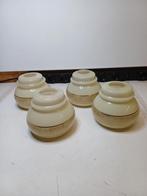 Vintage Glazen Lampenkappen - 4 stuks, Huis en Inrichting, Ophalen of Verzenden