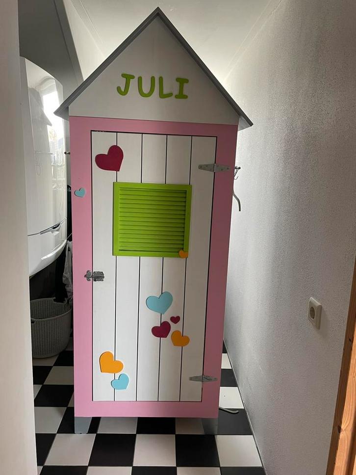 strandkast kledingkast Juli, Kinderen en Baby's, Kinderkamer | Commodes en Kasten, Gebruikt, Kast, 105 cm of meer, Minder dan 75 cm