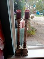 Kandelaars mooi van kleur goud brons, Huis en Inrichting, Woonaccessoires | Zuilen en Pilaren, Ophalen of Verzenden, Zo goed als nieuw