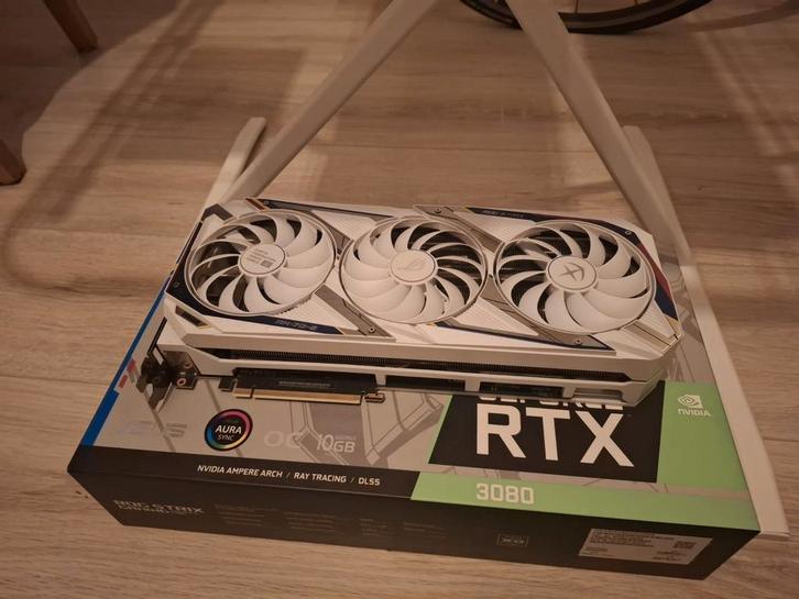 Nvidia RTX 3080 Grafische Kaart, Computers en Software, Videokaarten, Gebruikt, Nvidia, PCI-Express 4.0, GDDR6, HDMI, DisplayPort