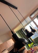 Industriële hanglamp met 3 lampen, Huis en Inrichting, Lampen | Hanglampen, Ophalen, Zo goed als nieuw, Metaal, Minder dan 50 cm