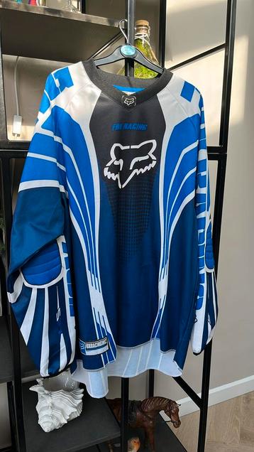 Vintage Y2K Fox Racing Motocross Jersey Lange Mouw beschikbaar voor biedingen