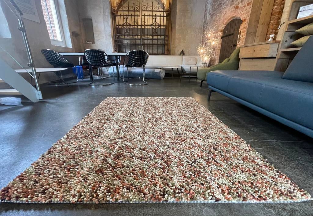 Brink en Campman Dots Pumpkin tapijt 140 x 200, Ophalen, Grijs, Rechthoekig, Nieuw