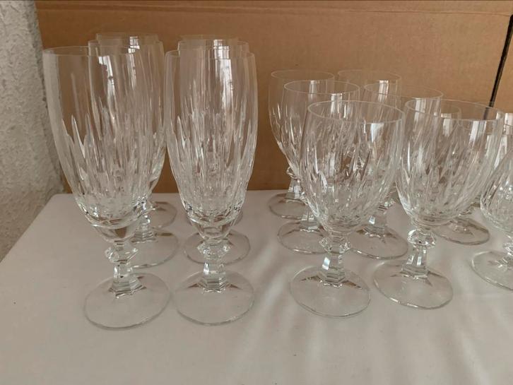 Prachtig kristallen glas servies zgan, Verzamelen, Glas en Borrelglaasjes, Zo goed als nieuw, Overige typen, Ophalen of Verzenden