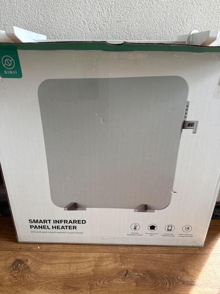 Sinji Infrarood Paneelverwarming - Nieuw in doos!, Witgoed en Apparatuur, Fornuizen, Nieuw, Vrijstaand, Elektrisch, Ophalen