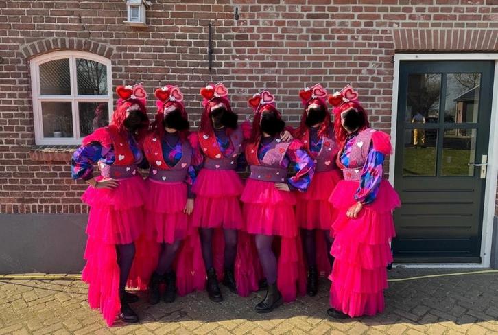 Grote mooie kleurrijke loopgroep Carnaval, Kleding | Dames, Carnavalskleding en Feestkleding, Zo goed als nieuw, Kleding, Carnaval