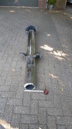dubbelwandige r.v.s  kachelpijp, Ophalen of Verzenden, Gebruikt, Rvs, Minder dan 2 meter