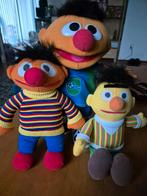 2 knuffels en pratende pop Sesamstraat, Ophalen of Verzenden, Gebruikt, Overige typen