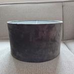 Lampenkap velvet antraciet, Ophalen, Zo goed als nieuw, Rond, 25 tot 50 cm