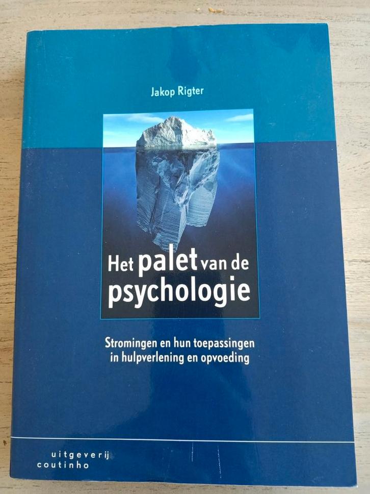 Jakop Rigter - Het palet van de psychologie, Boeken, Psychologie, Zo goed als nieuw, Ophalen of Verzenden