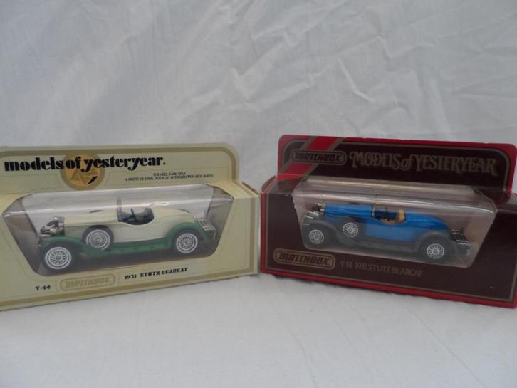 Matchbox Models of Yesteryear, Y-14 1931, Stutz Bearcat, Hobby en Vrije tijd, Modelauto's | 1:43, Gebruikt, Auto, Dinky Toys, Ophalen of Verzenden