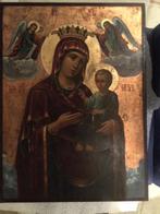 ikoon Maria met Jezus, Antiek en Kunst, Antiek | Religie, Ophalen of Verzenden