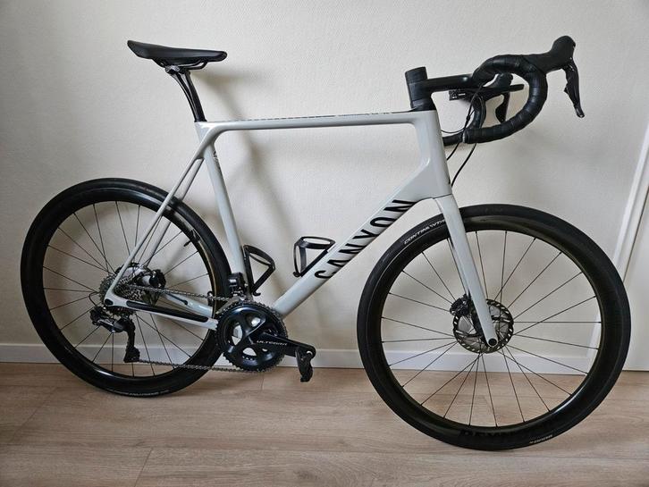 Canyon Endurace Cf Sl full carbon racefiets. Disc. 4iiii, Fietsen en Brommers, Fietsen | Racefietsen, Zo goed als nieuw, Overige merken