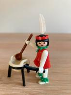 Vintage playmobil uit 1976 nr. 3355 Indiaan met kooktoestel, Ophalen of Verzenden, Gebruikt, Complete set