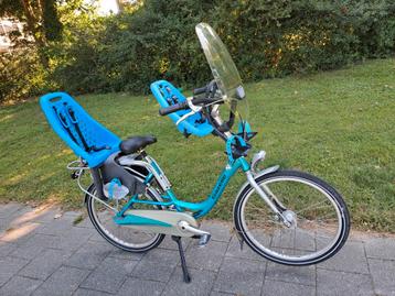 GAZELLE BLOM moederfiets met kinderzitjes  beschikbaar voor biedingen