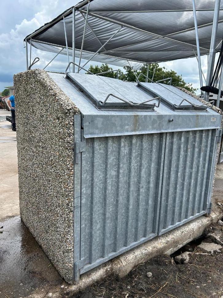 Containerombouw steen, Tuin en Terras, Bergingen en Tuinkasten, Gebruikt, Containerberging, Overige materialen, Ophalen