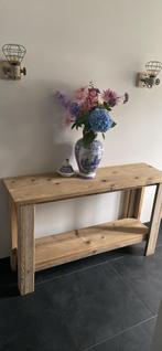Sidetable, 100 tot 150 cm, Verzenden, Zo goed als nieuw, 25 tot 50 cm