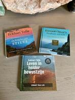 Eckhart Tolle 3 stuks boekjes met dvd's zgan, Spiritualiteit algemeen, Overige typen, Ophalen of Verzenden, Zo goed als nieuw