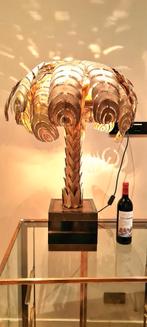 Maison Jansen palmlamp palm lamp vintage, Ophalen, Gebruikt, Hollywood Regency, Metaal