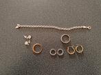 Sieraden set, Gebruikt, Overige kleuren, Ophalen of Verzenden, Zilver