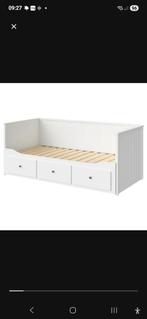 Hemnes bed, Huis en Inrichting, Slaapkamer | Bedden, Ophalen, Wit, Tweepersoons, Zo goed als nieuw