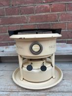 Petroleumstel / oliestel 2 pits creme emaille, Ophalen of Verzenden