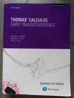 Thomas' Calculus - University of Twente, Boeken, George B. Thomas, Ophalen of Verzenden, Beta, WO