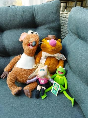 4 knuffels van The Muppets Jim Henson beschikbaar voor biedingen
