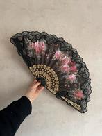 Zwarte opvouwbare handwaaier, Ophalen of Verzenden