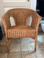Rotan stoel, Ophalen, Gebruikt, Bruin, Eén