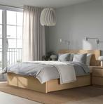 Splinternieuwe Ikea Malm bed, lattenbodems, 2 lades 180x200., Wit, Tweepersoons, Ophalen of Verzenden, Zo goed als nieuw