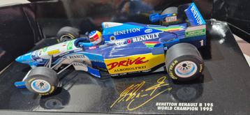 F1 Benetton B195 Michael Schumacher Drive GP France W.K. Box beschikbaar voor biedingen