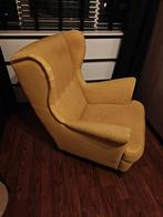 Gele fauteuil - Stijlvolle relaxstoel, Huis en Inrichting, Fauteuils, Ophalen, 50 tot 75 cm