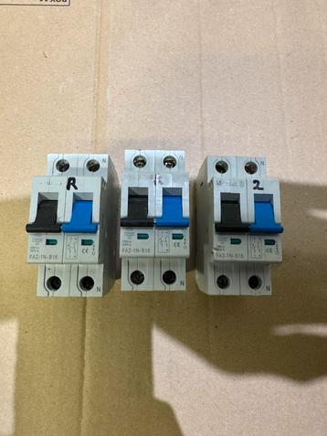 3x Moeller Installatieautomaten FAZ-1N-B16 – 16A B- beschikbaar voor biedingen