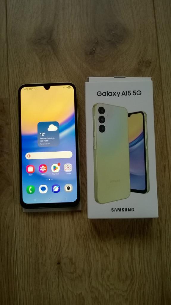 Samsung Galaxy A15 5G Geel/Yellow, Telecommunicatie, Mobiele telefoons | Samsung, Zo goed als nieuw, Galaxy A, 128 GB, Zonder abonnement