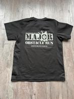 Zwart Major obstacle run sport shirt 134-140, Jongen of Meisje, Sport- of Zwemkleding, Ophalen of Verzenden, Zo goed als nieuw