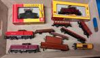 Te koop 4 x fleischmann loks en 8 wagons ho Gelijkstroom, Hobby en Vrije tijd, Modeltreinen | H0, Verzenden, Gebruikt