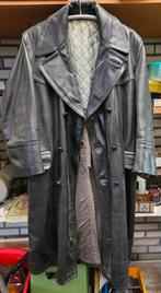 Prachtige Lange Vintage zadellederen (politiejas? WOII?), Ophalen of Verzenden, Overige soorten, Nederland, Kleding of Schoenen