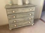 commode ladenkast vintage brocante oudgemaakt landelijk, Huis en Inrichting, Kasten | Ladekasten, Ophalen, Gebruikt, 50 tot 100 cm