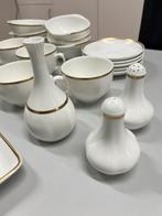 Wedgwood Insignia - Antiek Servies wit goud Hotelware white, Antiek en Kunst, Antiek | Servies compleet, Ophalen of Verzenden